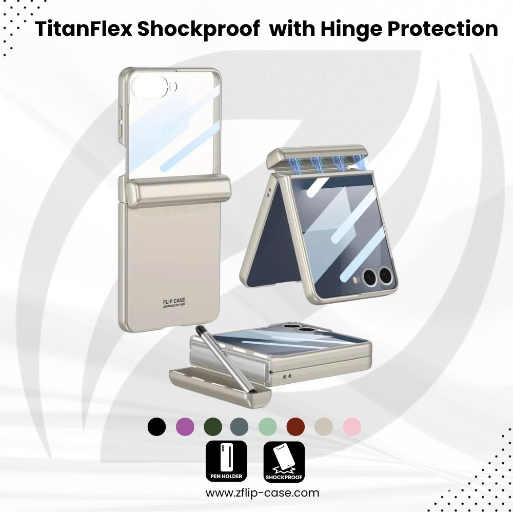 TitanFlex Z Flip 7, 6 & 5 Shockproof Case with Hinge Protection