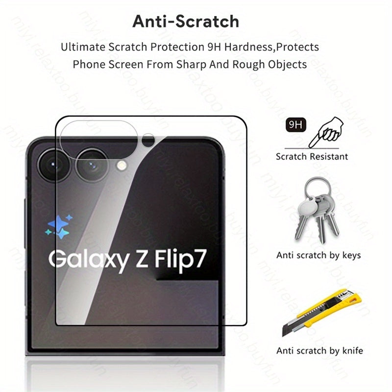 TotalGuard Flip 7, 6,5 – 4-in-1 HD Tempered Glass Protection Kit