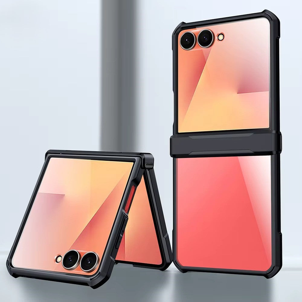 CrystalCush Flip 7,6,5,4 – Ultra-Slim Shockproof Airbag Case