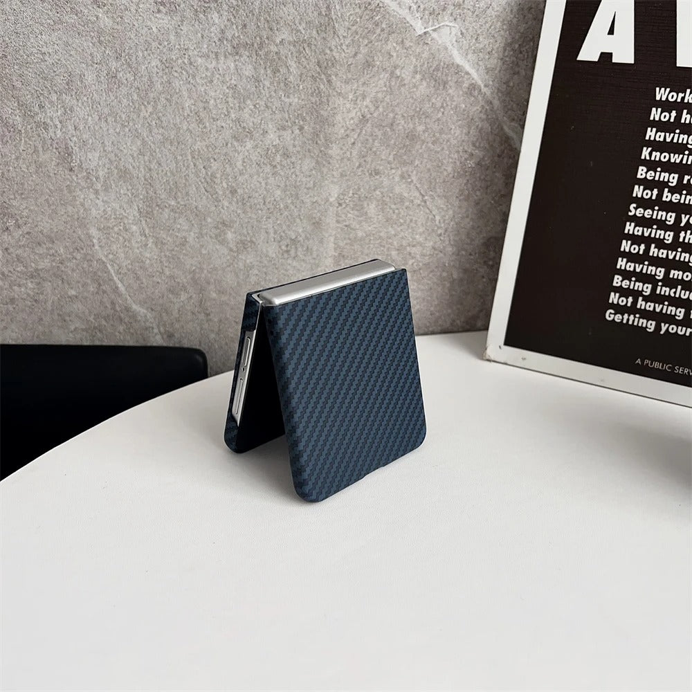 CarbonLuxe Flip series Ultra-Thin MagSafe Carbon Armor Case