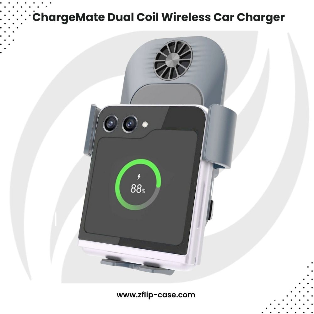 ChargeMate Z Flip Series Dual Coil Wireless Car Charger