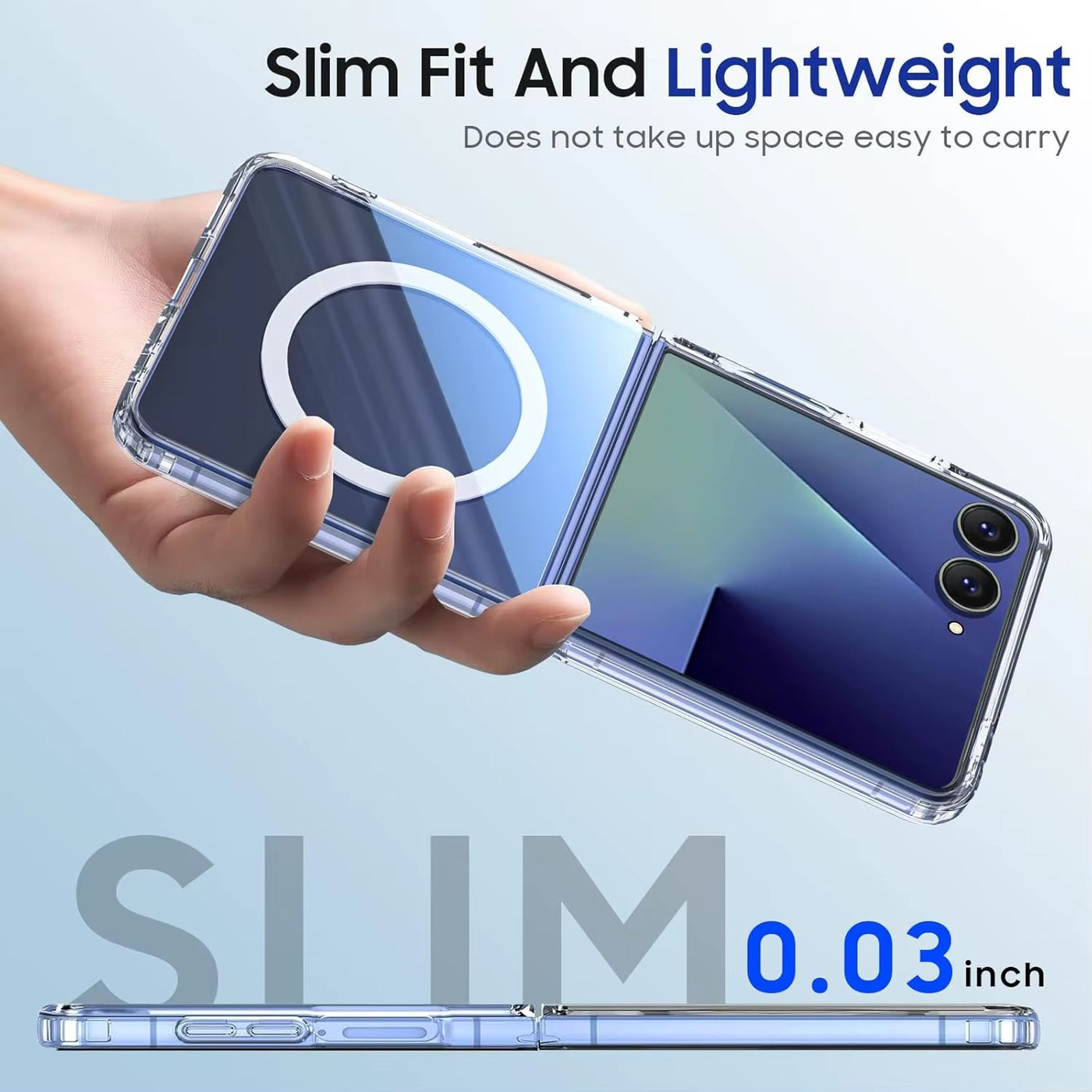 PureMag Flip 7 , 7FE – Magnetic Transparent Case