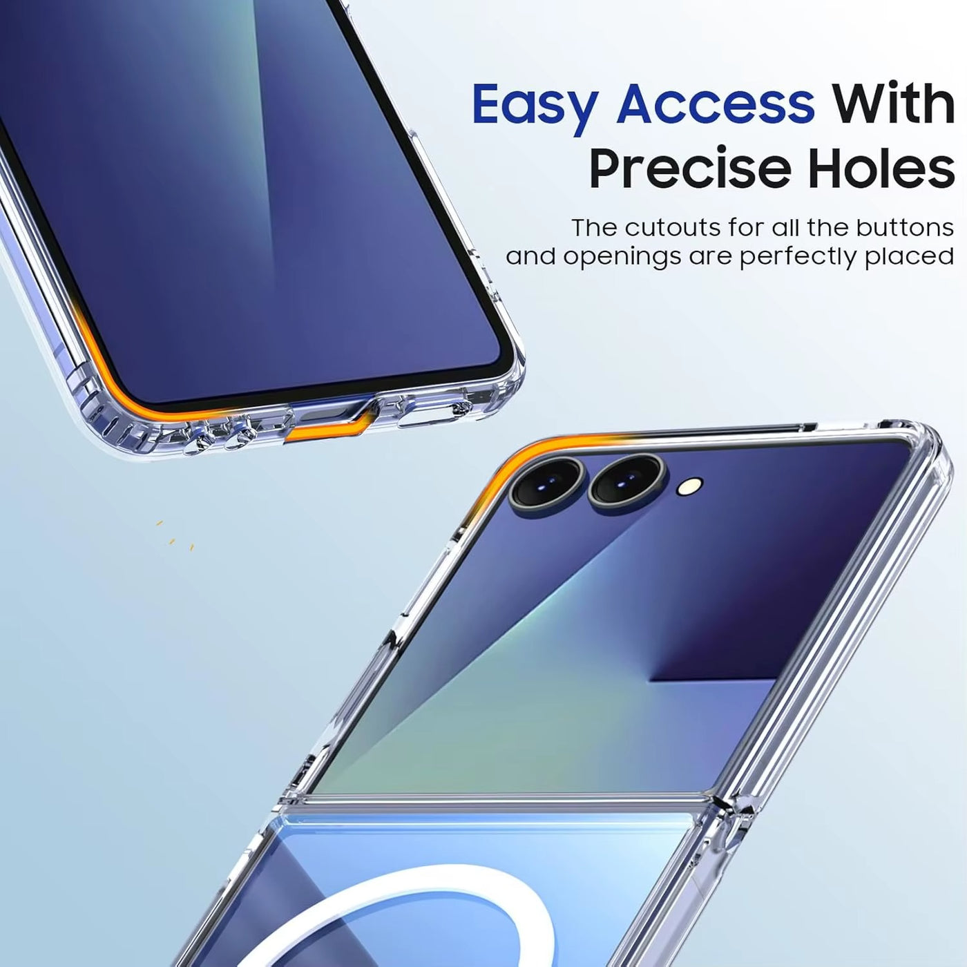 PureMag Flip 7 , 7FE – Magnetic Transparent Case