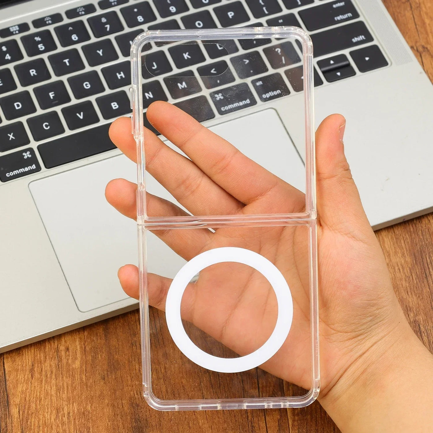 CrystalMag Flip 7 , 7 FE, 6 – Clear MagSafe Case