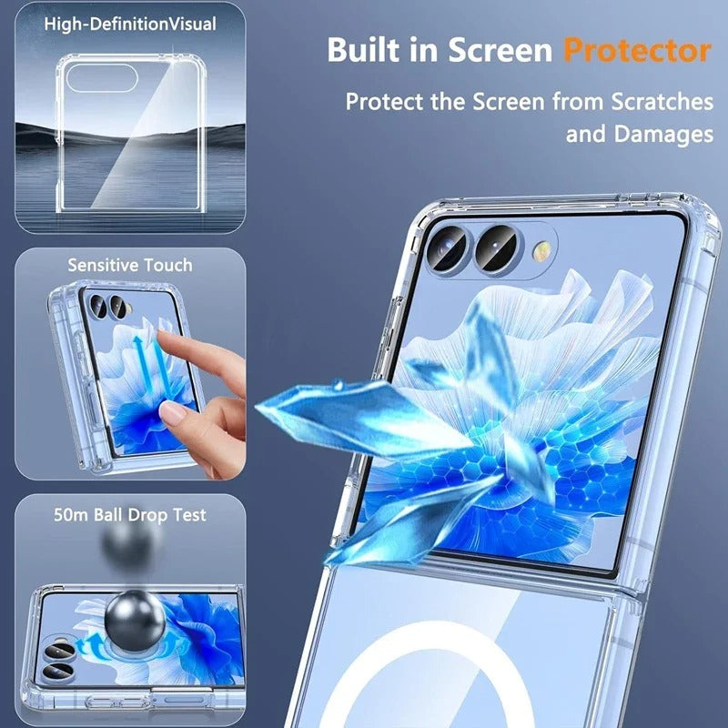 CrystalMag Flip 7 , 7 FE, 6 – Clear MagSafe Case