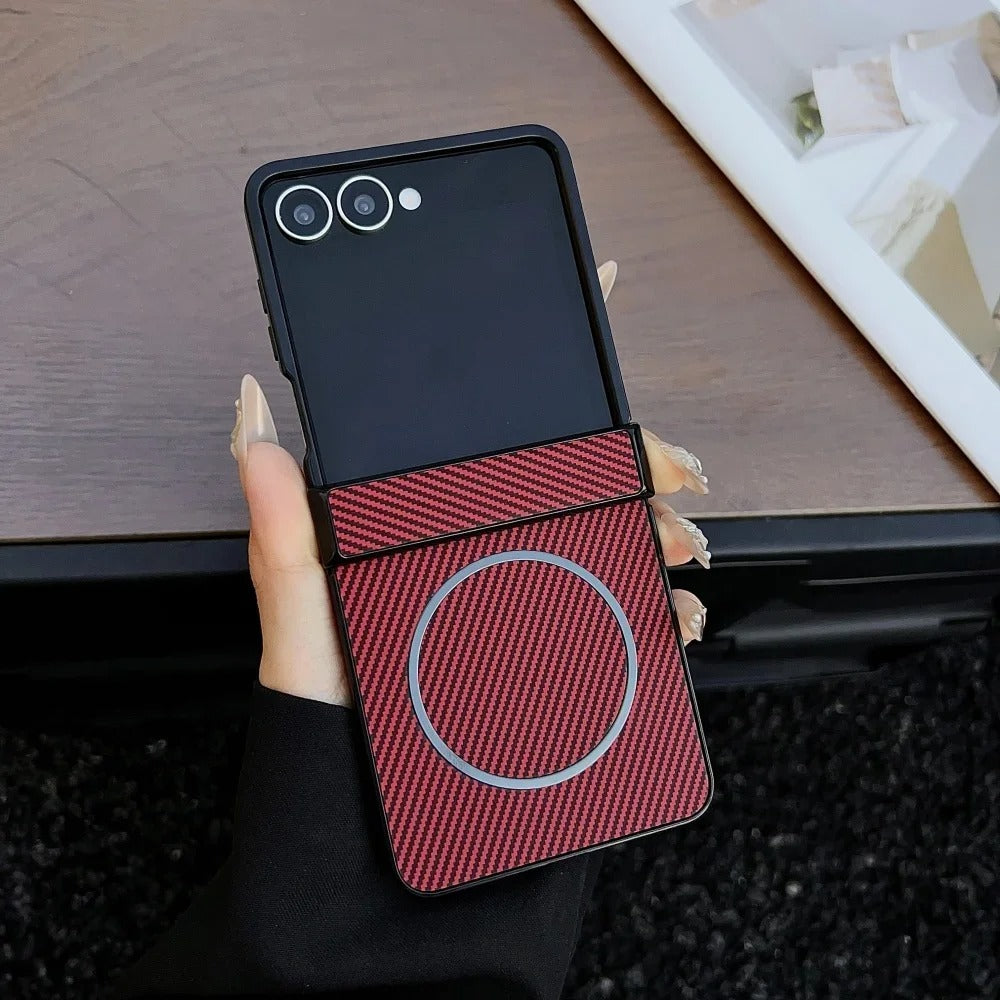 FlipForge Carbon – Ultra-Thin Carbon Fiber Z Flip Case