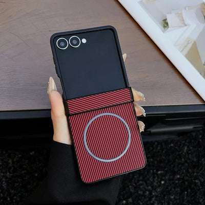 FlipForge Carbon – Ultra-Thin Carbon Fiber Z Flip Case