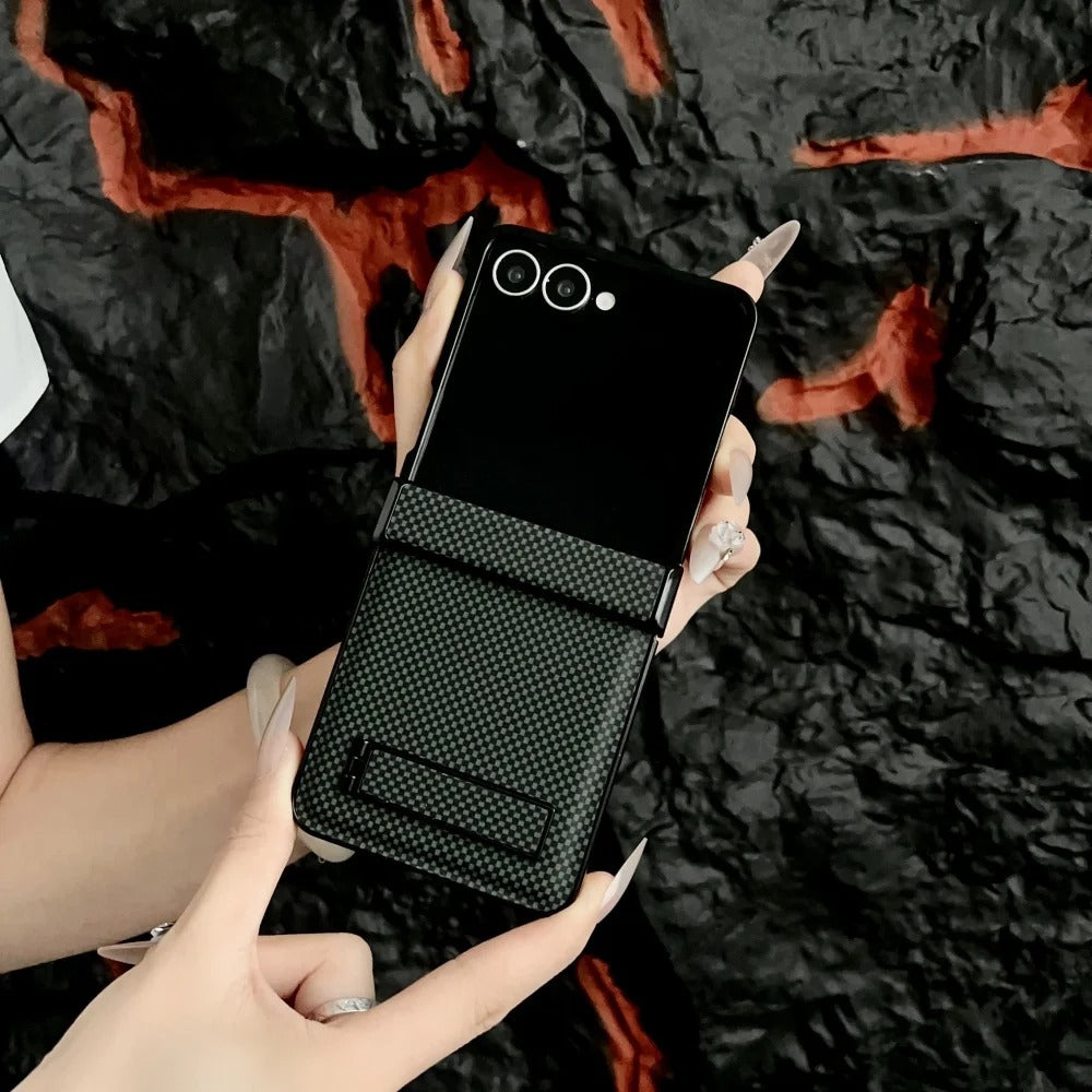 GridFlex Flip 7,6,5,4 – Carbon Fiber Shockproof Case