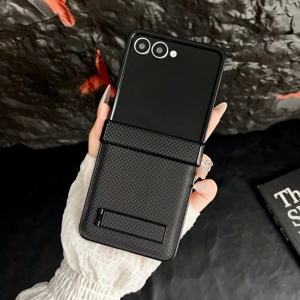 GridFlex Flip 7,6,5,4 – Carbon Fiber Shockproof Case