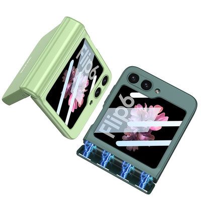 HingeFlow Matte  Z Flip 6 Magnetic Shield & Screen Guard Case