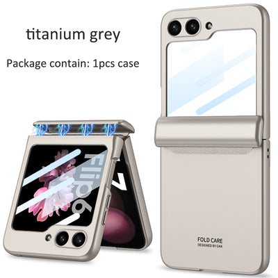 HingeFlow Matte  Z Flip 6 Magnetic Shield & Screen Guard Case