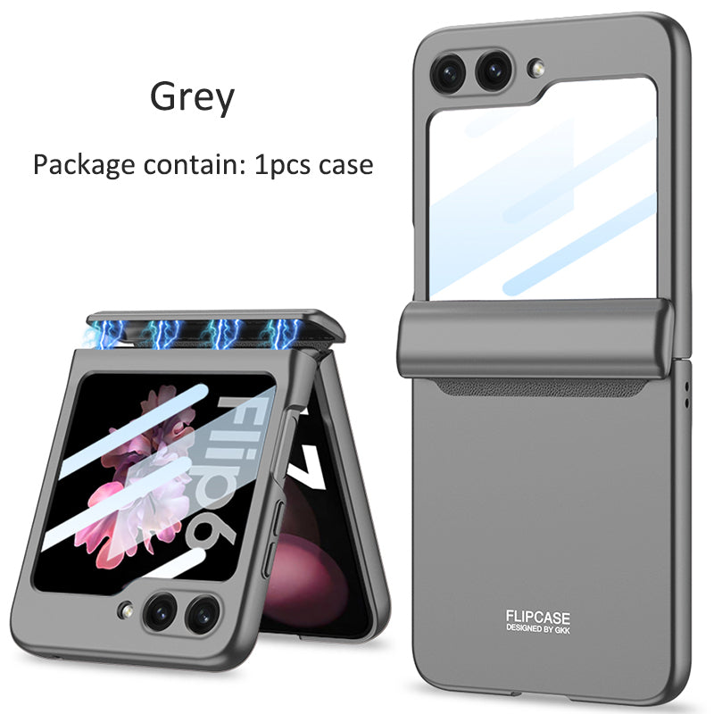 HingeFlow Matte  Z Flip 6 Magnetic Shield & Screen Guard Case