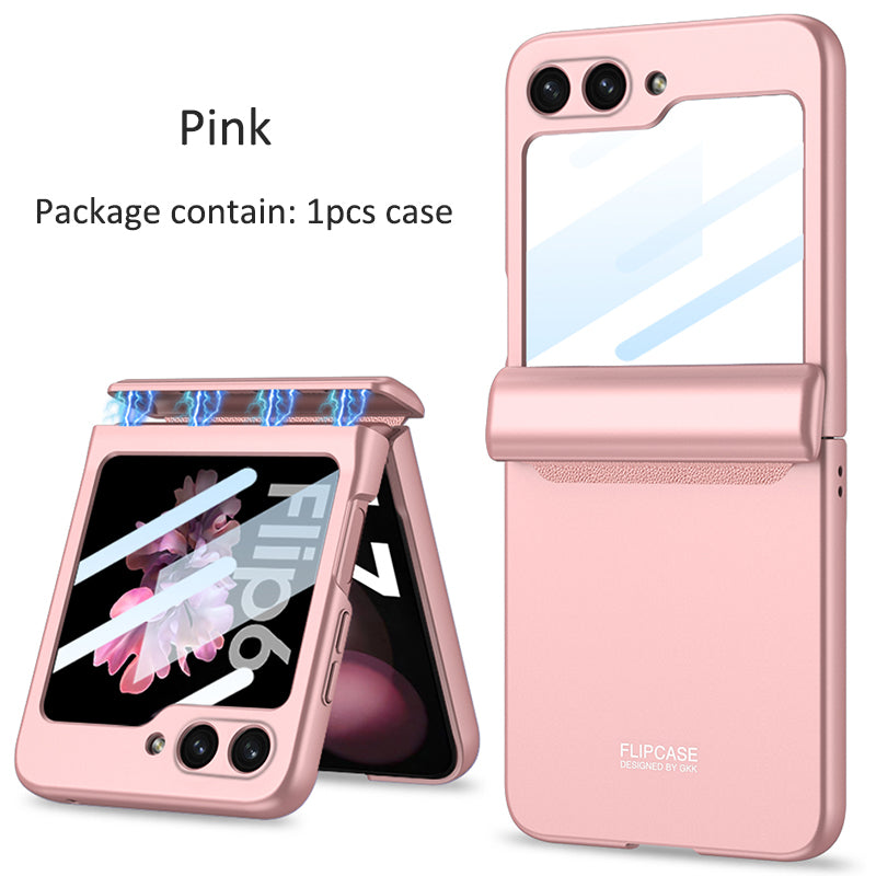 HingeFlow Matte  Z Flip 6 Magnetic Shield & Screen Guard Case