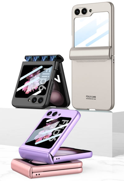 HingeFlow Matte  Z Flip 6 Magnetic Shield & Screen Guard Case