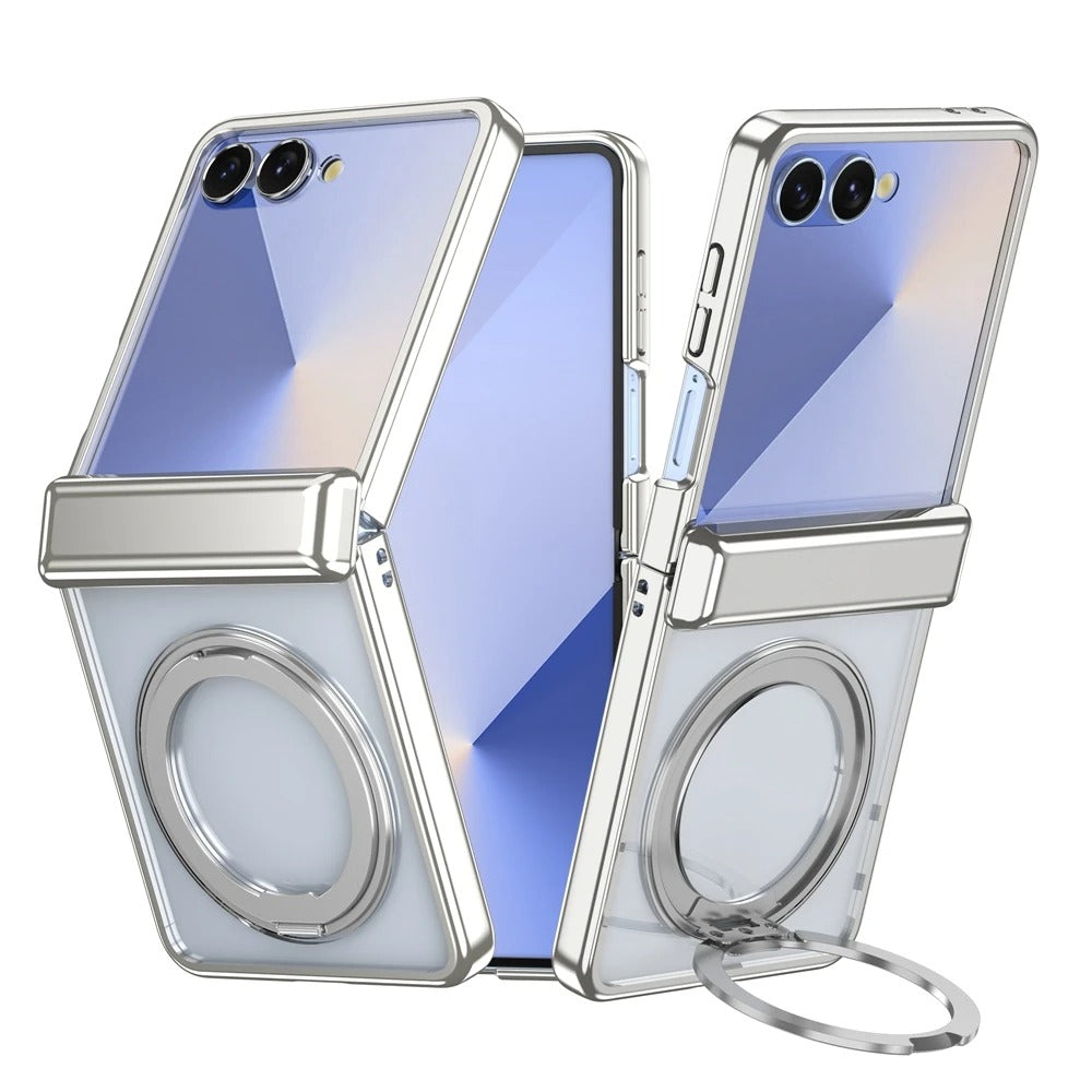 LumiShield Flip 7, 6, 5 – Electroplate MagSafe Ring Case