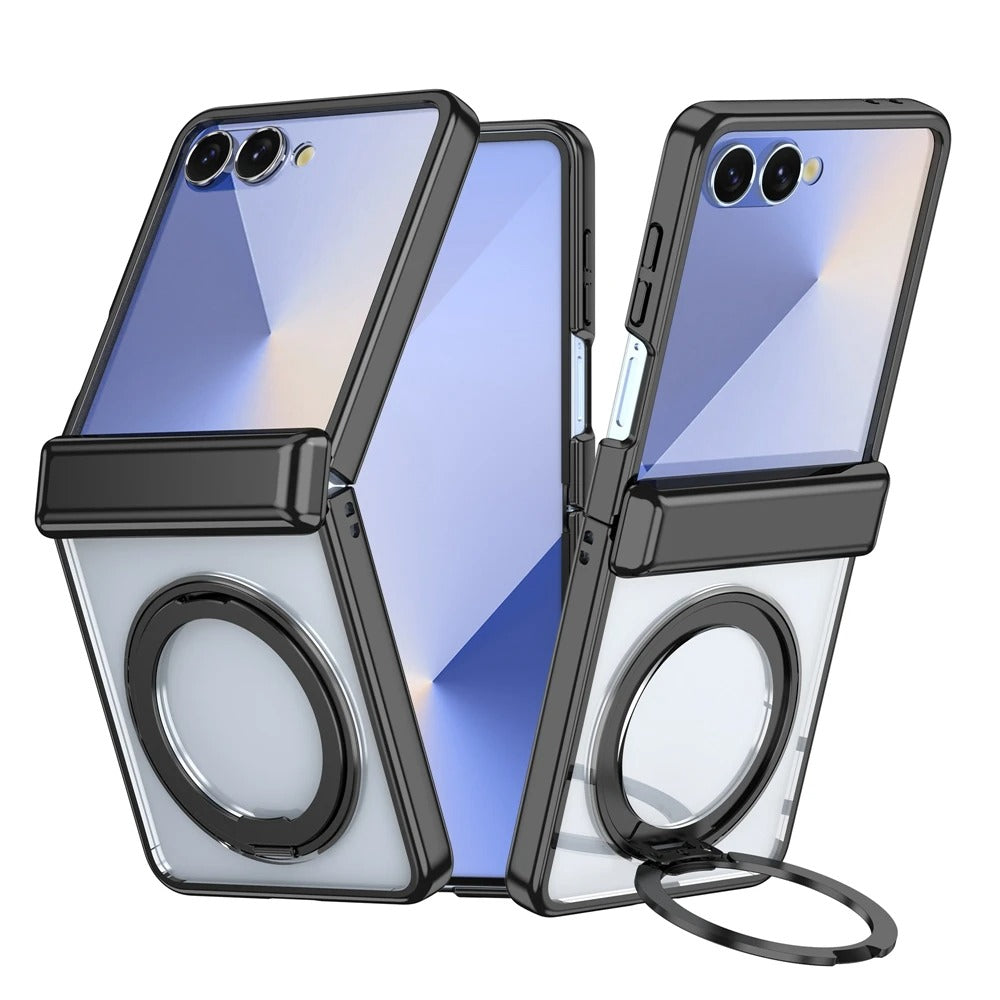 LumiShield Flip 7, 6, 5 – Electroplate MagSafe Ring Case