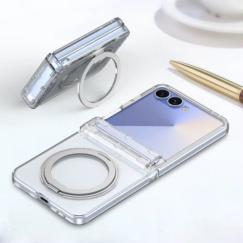 LumiShield Flip 7, 6, 5 – Electroplate MagSafe Ring Case