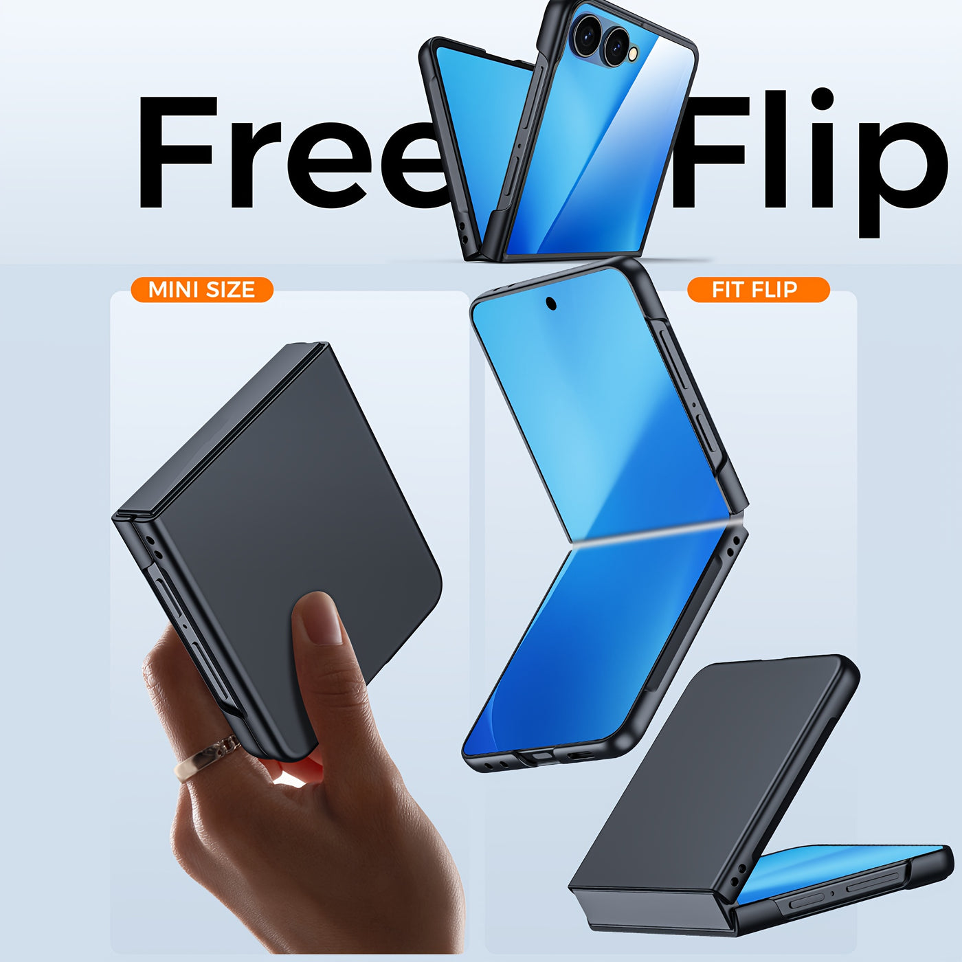 LumiStrap Flip 7,7 FE Ultra-Thin  Screen Protector & Lanyard Case