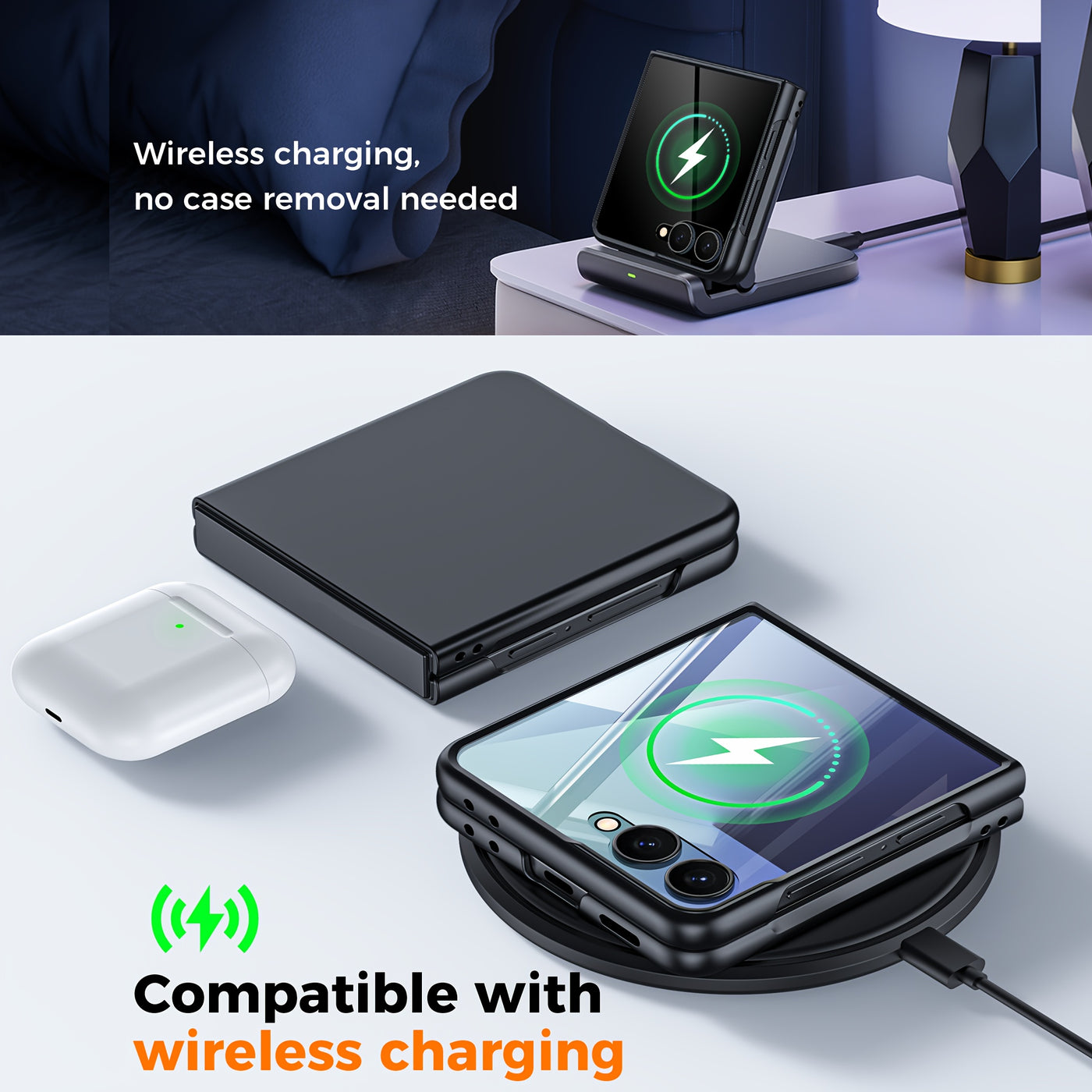 LumiStrap Flip 7,7 FE Ultra-Thin  Screen Protector & Lanyard Case