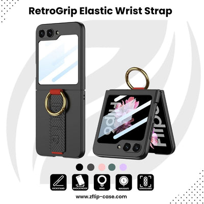 RetroGrip Z Flip 6, 5 Elastic Wrist Strap Case