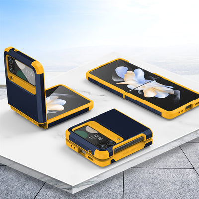 Luxury Soft Hinge  Z Flip 6,5,4,3  Full Protection & Shockproof Case