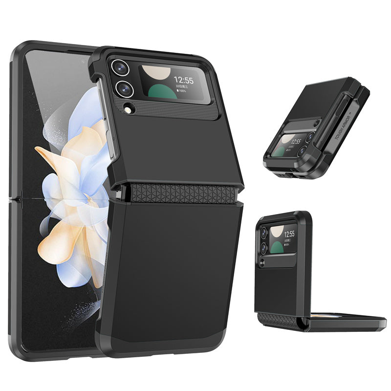 Luxury Soft Hinge  Z Flip 6,5,4,3  Full Protection & Shockproof Case