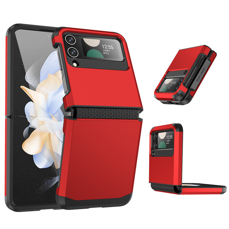 Luxury Soft Hinge  Z Flip 6,5,4,3  Full Protection & Shockproof Case