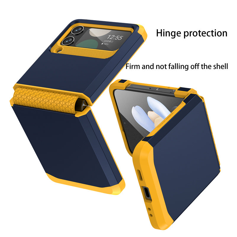 Luxury Soft Hinge  Z Flip 6,5,4,3  Full Protection & Shockproof Case