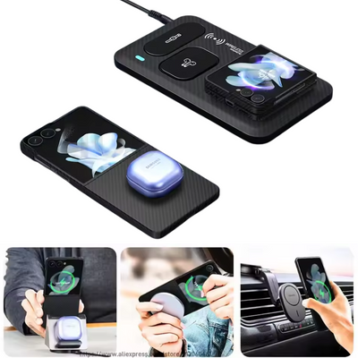 Aeroshield™ Aramid Case for Galaxy Z Flip 7/6 – Ultra‑Slim 600D Kevlar®