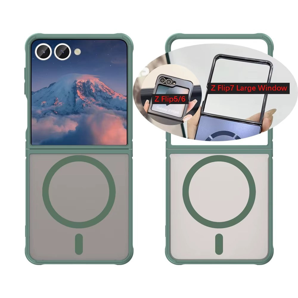 GhostMag Flip 7,6,5,4– Matte MagSafe Slim Armor Case