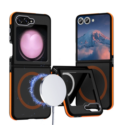 MatteShield MagSafe  Z Flip 7, 6, 5  Sleek Wireless Charging Armor Case