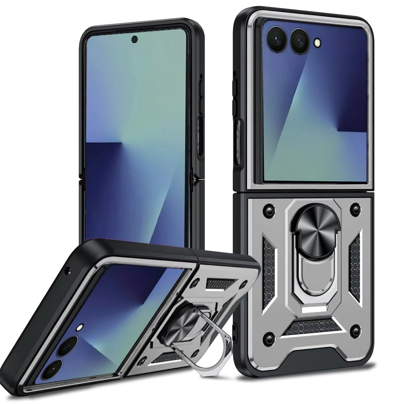 ArmorRing™ Rugged Kickstand Case for Galaxy Z Flip Series