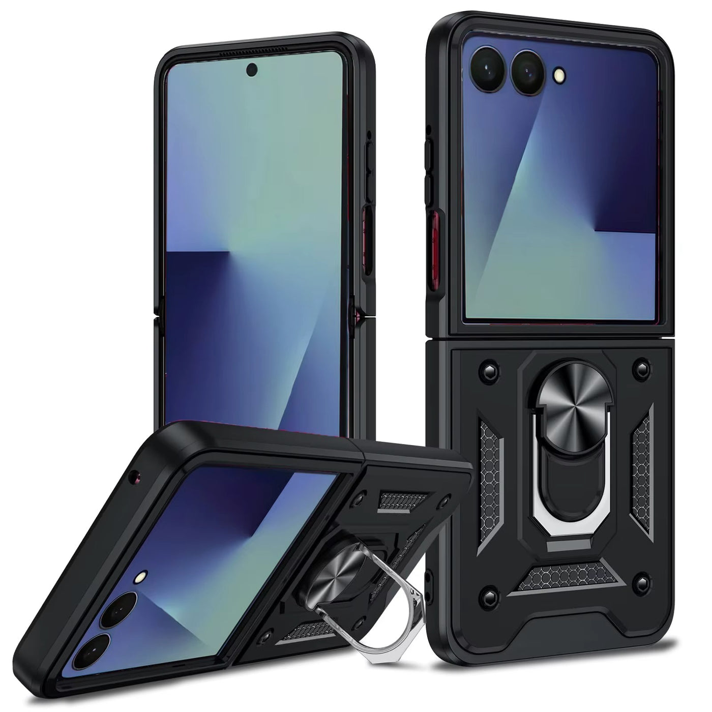 ArmorRing™ Rugged Kickstand Case for Galaxy Z Flip Series