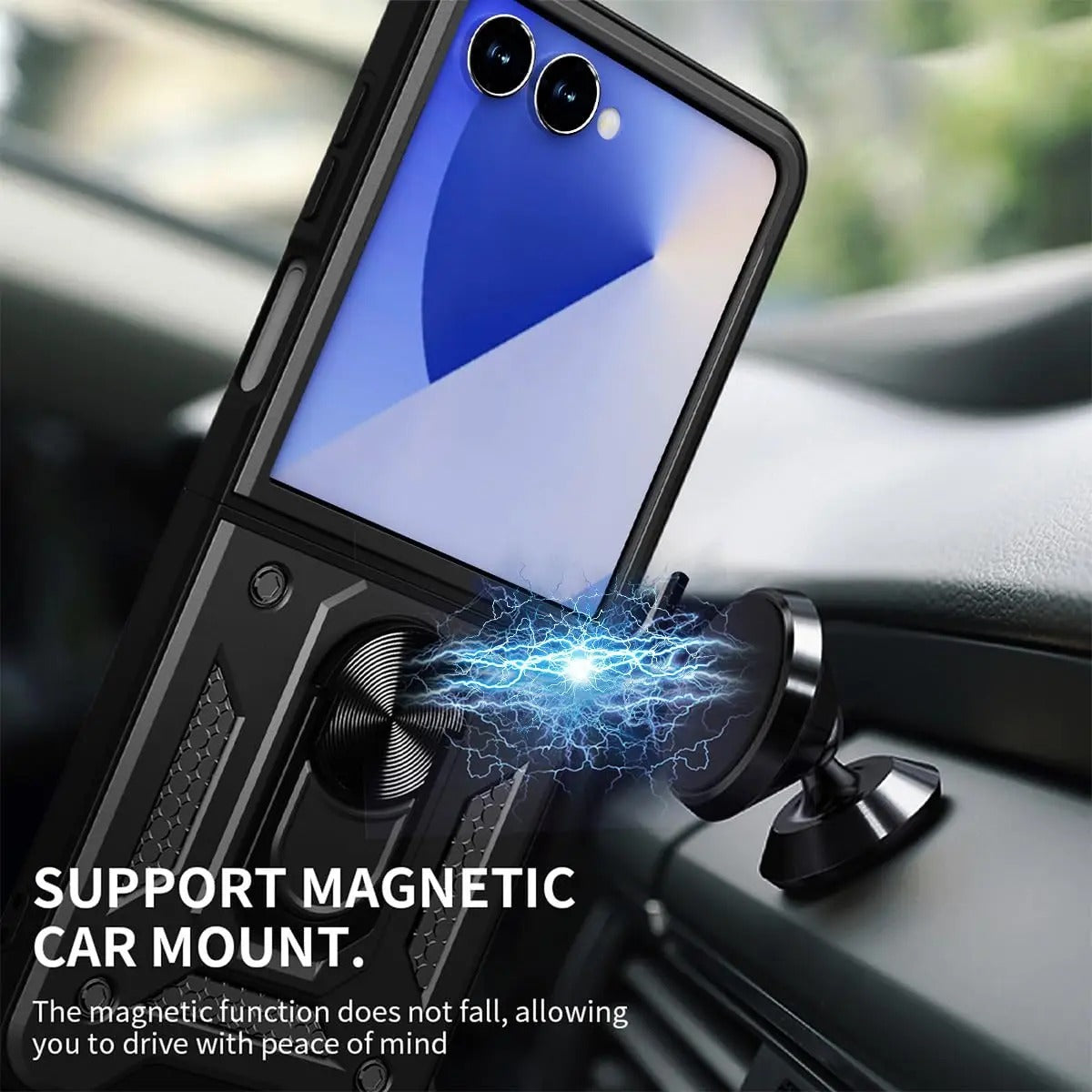 ArmorRing™ Rugged Kickstand Case for Galaxy Z Flip Series