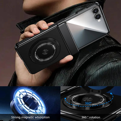 OrbitRing Flip 7, 6, 5, 4 – 360° Magnetic Hinge Armor Screen Film Case