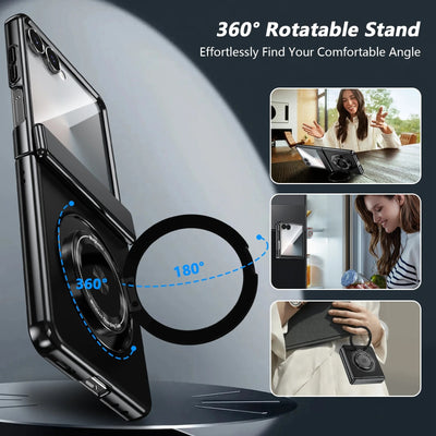 OrbitRing Flip 7, 6, 5, 4 – 360° Magnetic Hinge Armor Screen Film Case