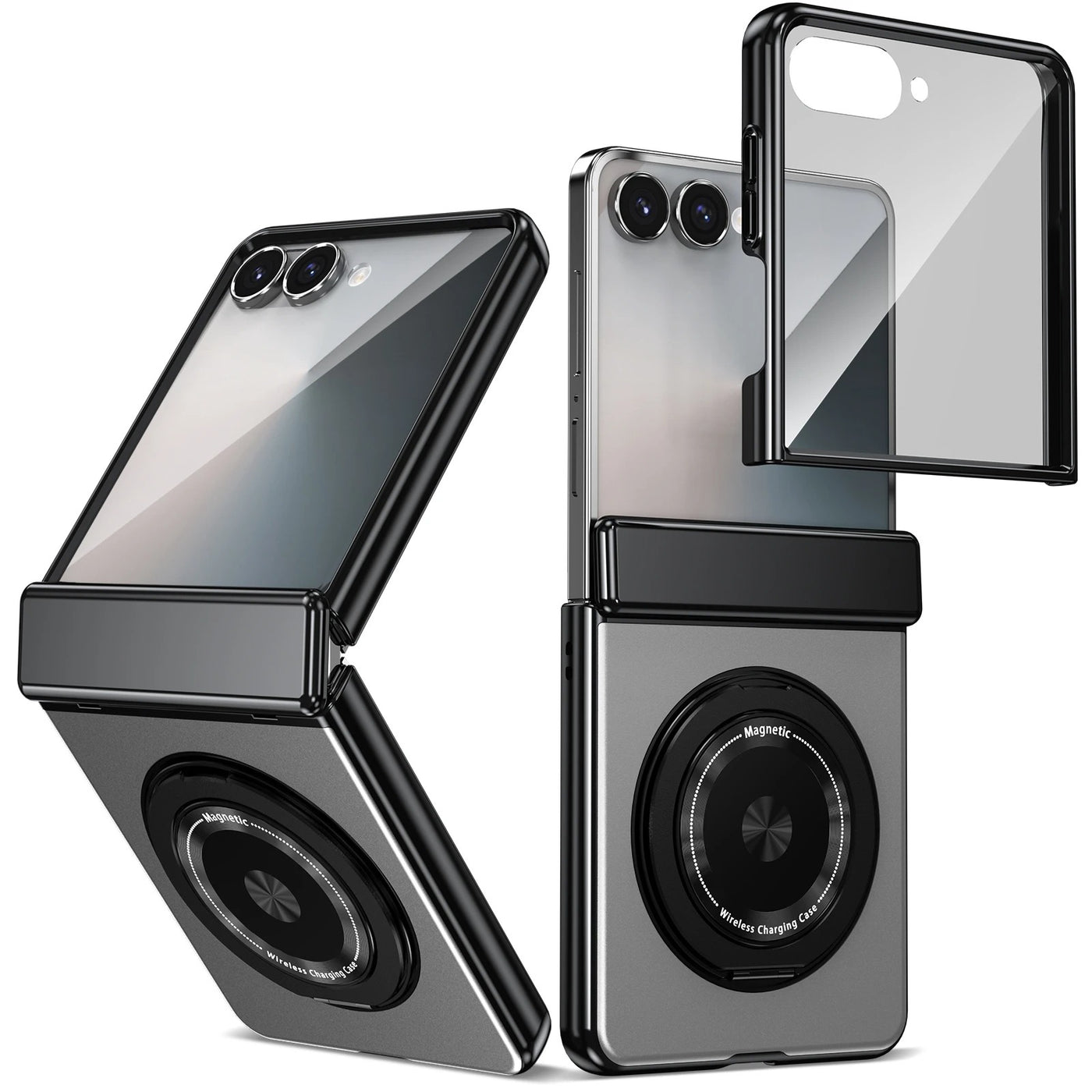 OrbitRing Flip 7, 6, 5, 4 – 360° Magnetic Hinge Armor Screen Film Case