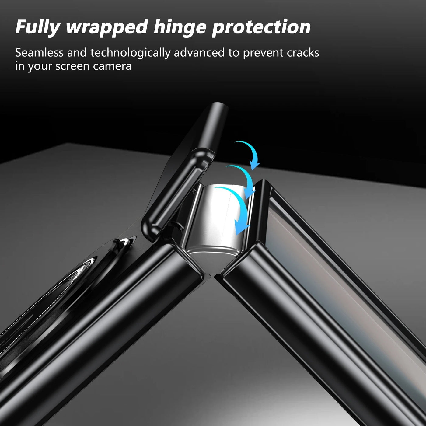 OrbitRing Flip 7, 6, 5, 4 – 360° Magnetic Hinge Armor Screen Film Case