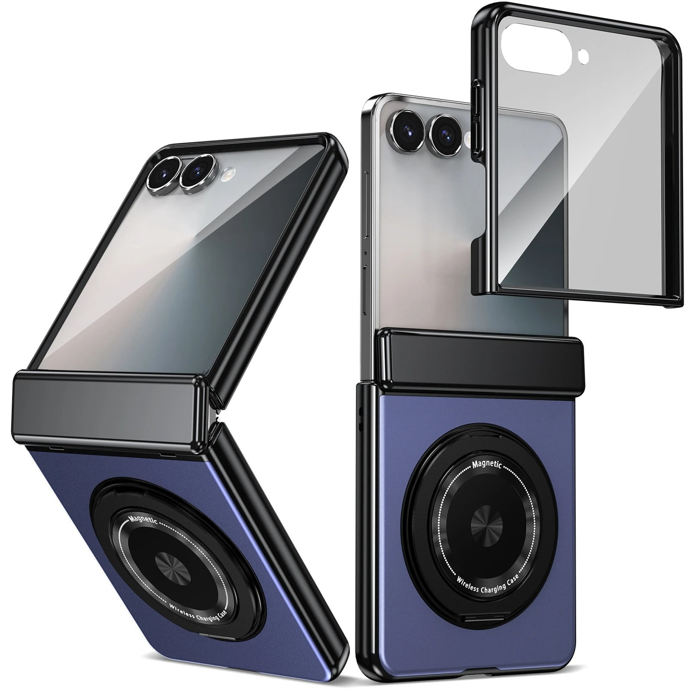 OrbitRing Flip 7, 6, 5, 4 – 360° Magnetic Hinge Armor Screen Film Case