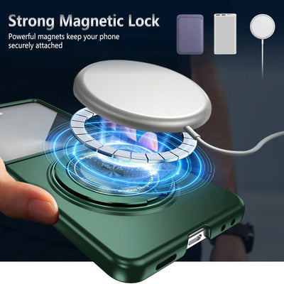 SpinFort Flip 7,6,5,4 360° Magnetic Ring Armor  Case
