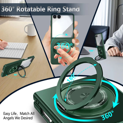 SpinFort Flip 7,6,5,4 360° Magnetic Ring Armor  Case