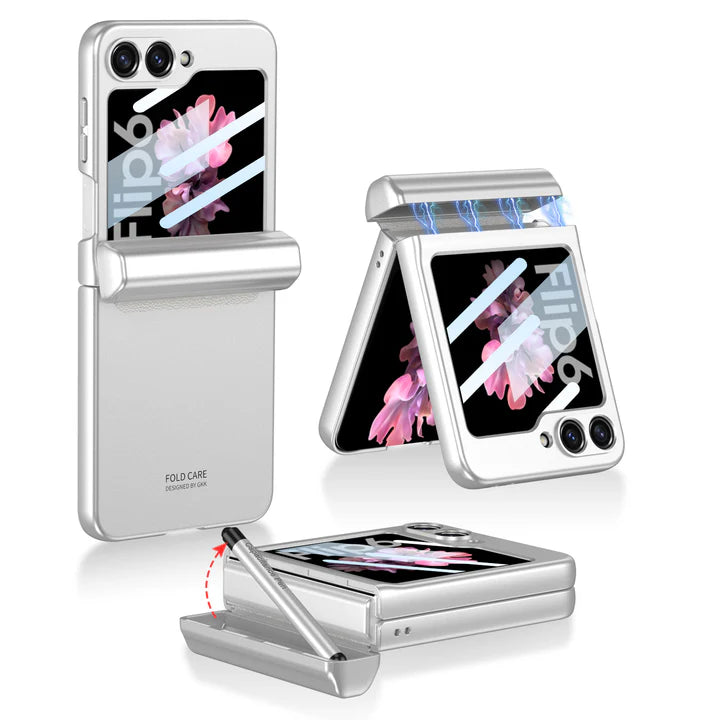 MagFlex  Z Flip 6, 5 Stylus Shield Case with HD Screen Protection