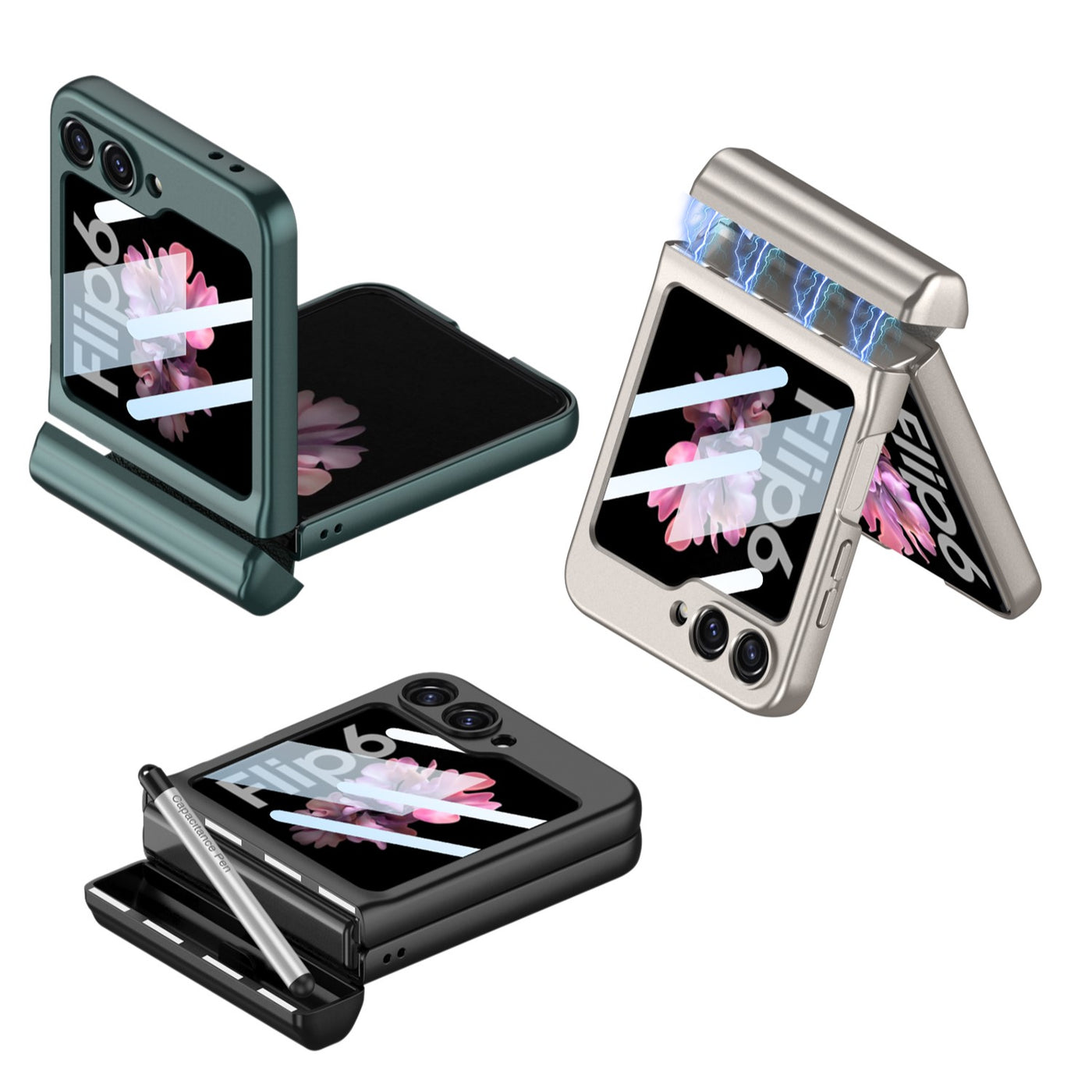 TitanFlex Z Flip 6 Shockproof Case with Hinge Protection