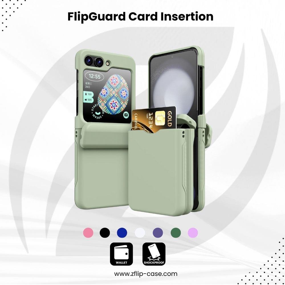 FlipGuard Z Flip 5, 4 Card Insertion Case