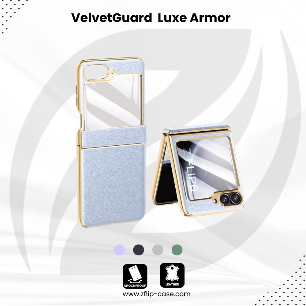 VelvetGuard Z Flip 6, 5 Luxe Armor Case