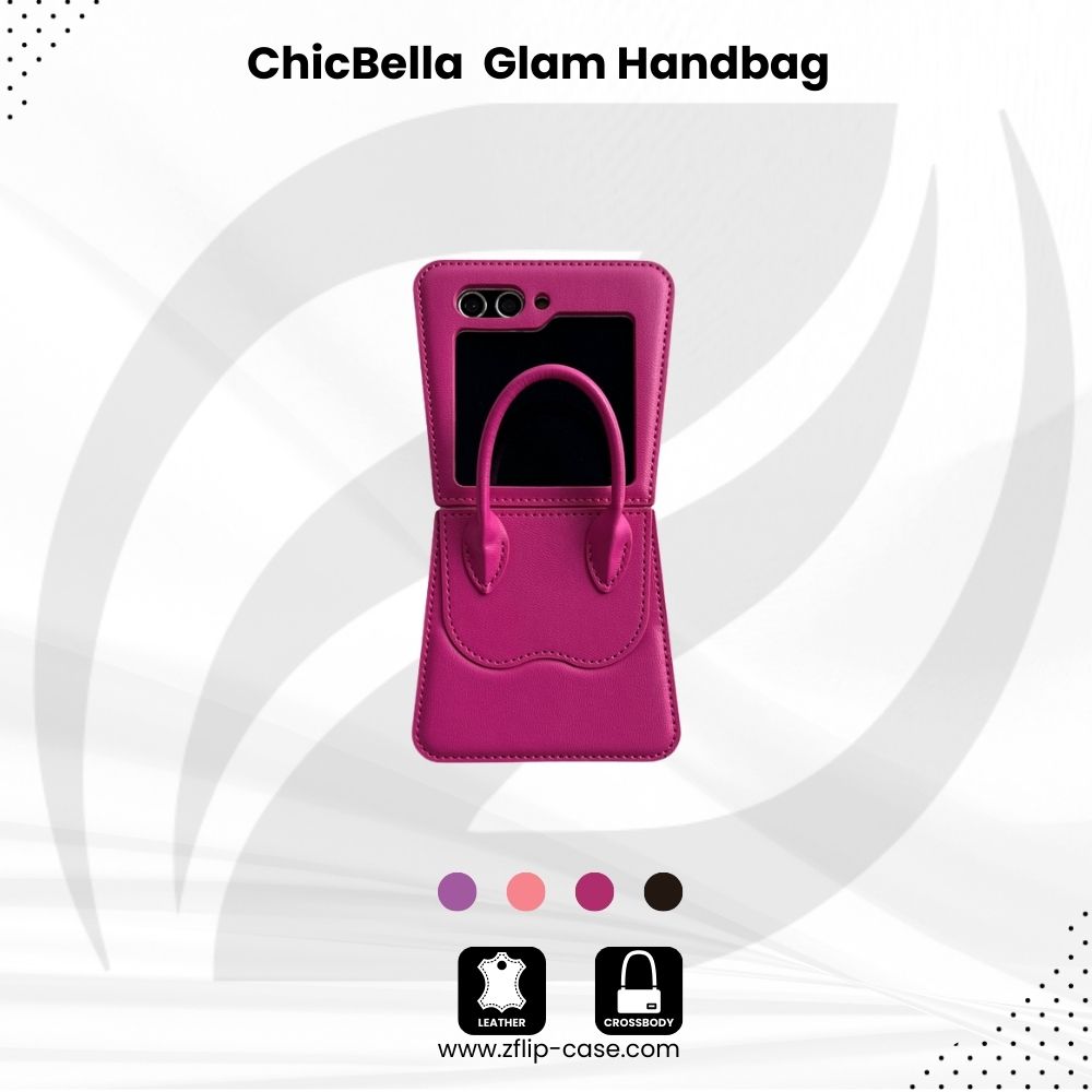 ChicBella Z Flip 6, 5 Glam Handbag Case