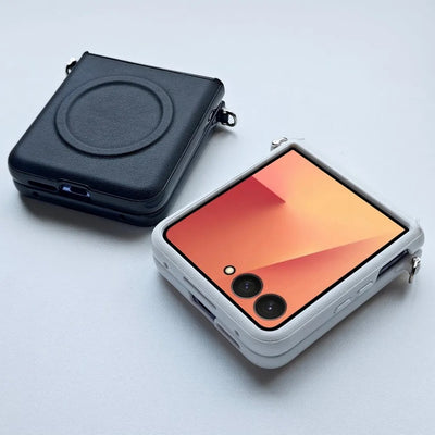 Veluxe Flip 7, 6 Magnetic Leather MagSafe Case