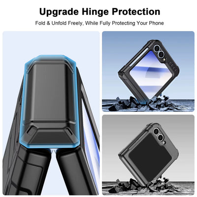 TorsionArmor Flip – Full Hinge & Screen Protection Case for Z Flip 6, 5