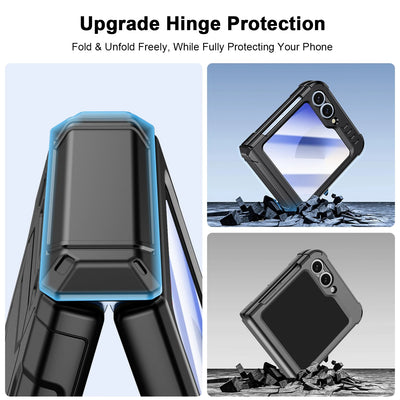 TorsionArmor Flip – Full Hinge & Screen Protection Case for Z Flip 6, 5
