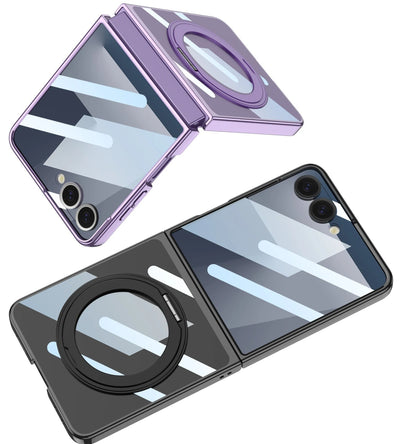 PhantomSpin Flip 7 Magnetic Rotating Stand Clear Armor Case